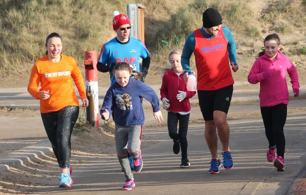 Nicci Chapman, Steve Cole, Ruby Chapman, Lizzie Cole, Chris and Chloe Bowers