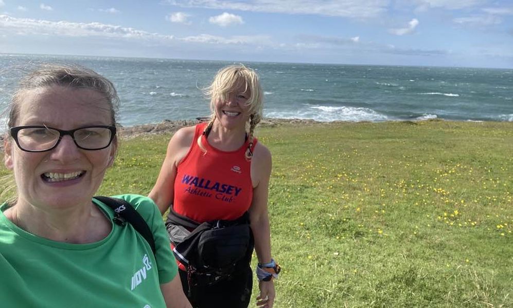 Caet Cuthbert and Sandra Riley