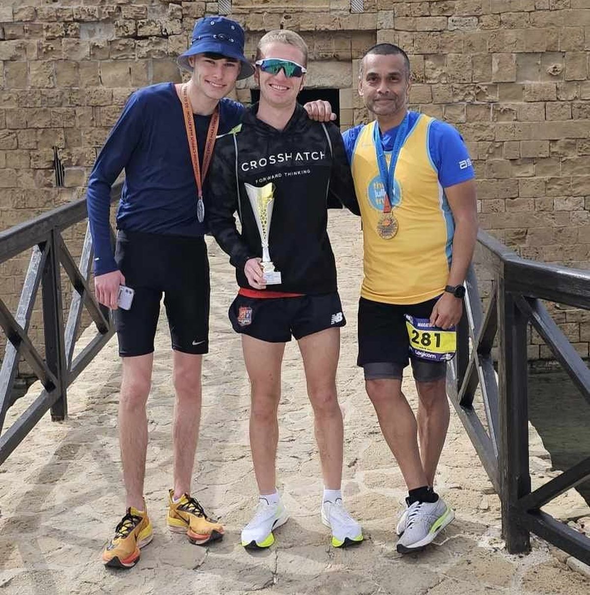 Luke Watson, Olly Chadwick and Abir Ali