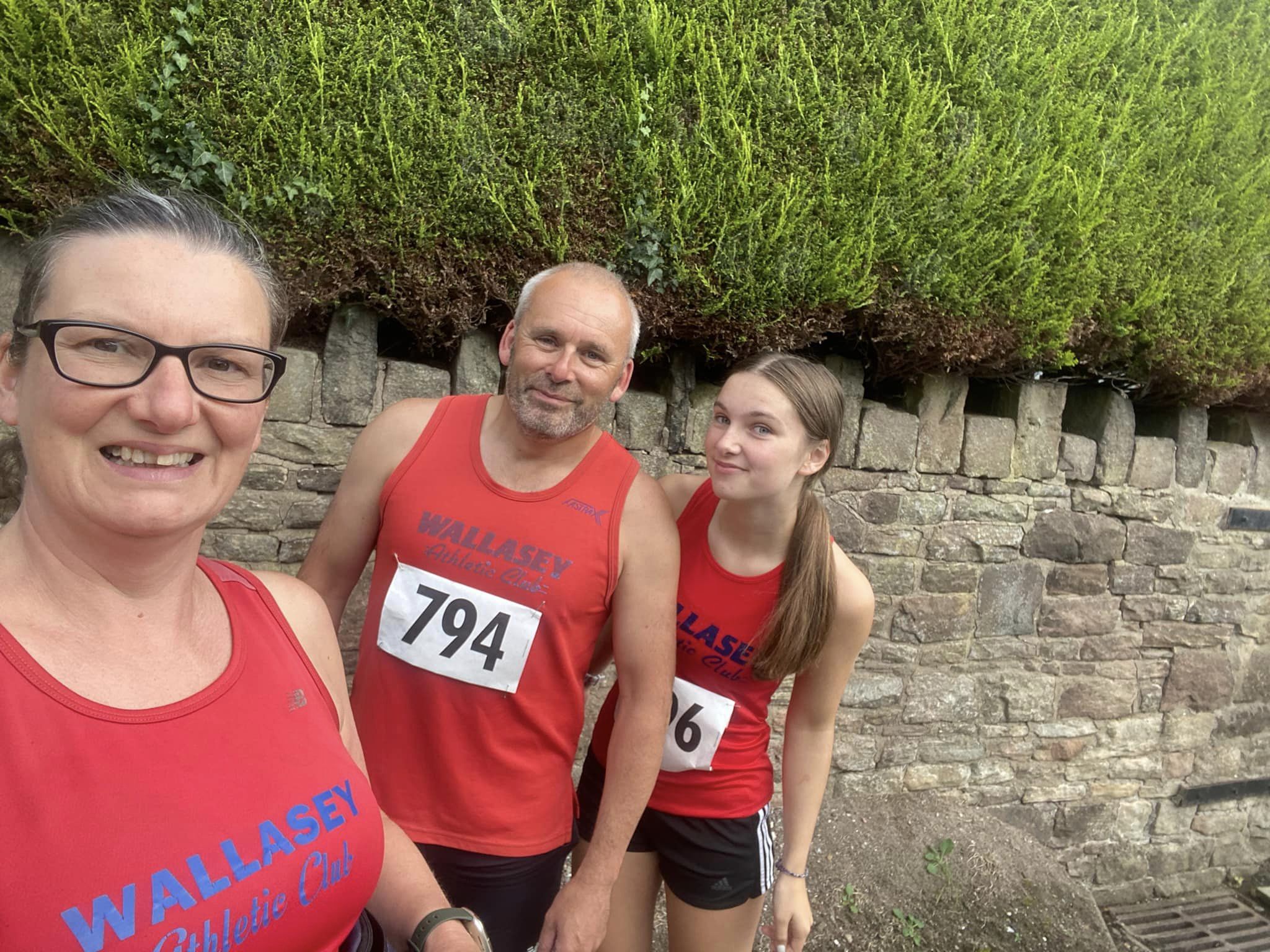 Caet, Phil and Bella Cuthbert