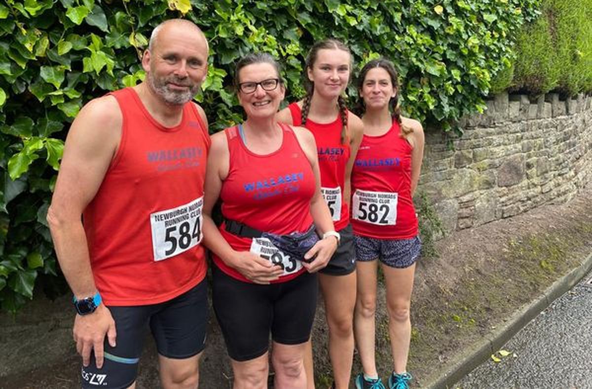 Phil, Caet and Bella Cuthbert and Katherine Andrews