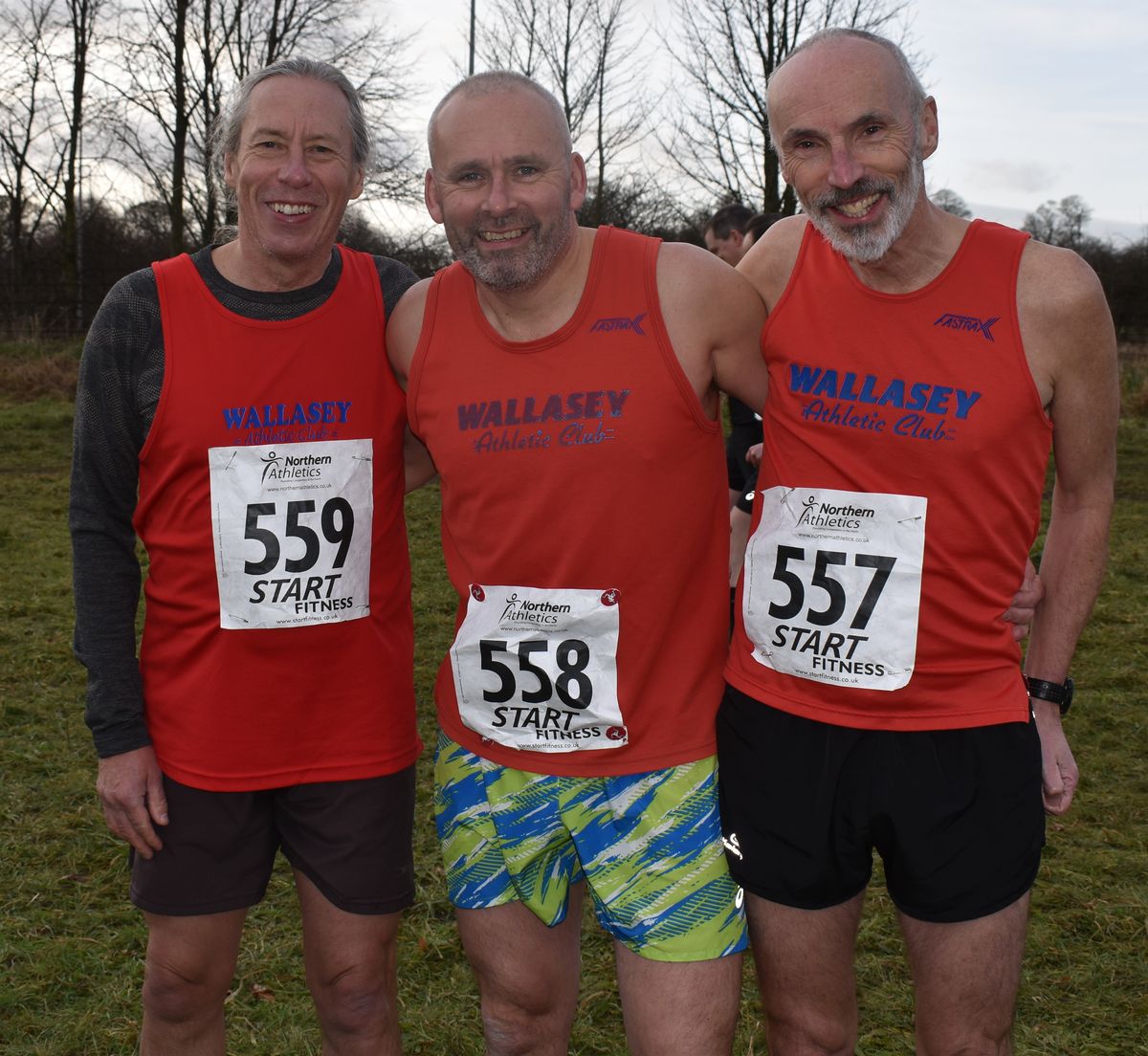 Dave McAlister, Phil Cuthbert and Tony Barbat