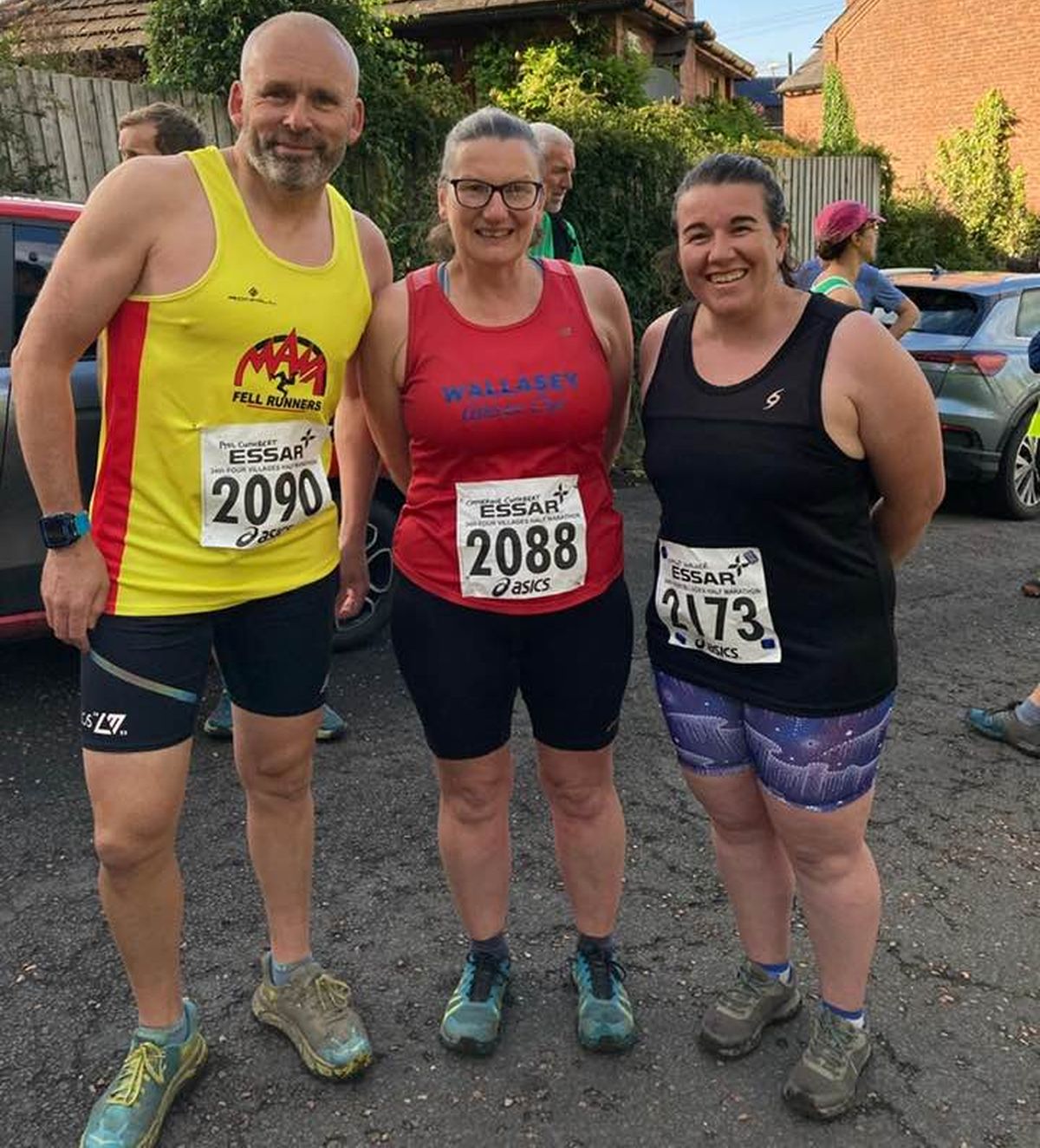 Phil and Caet Cuthbert with Hayley Walker